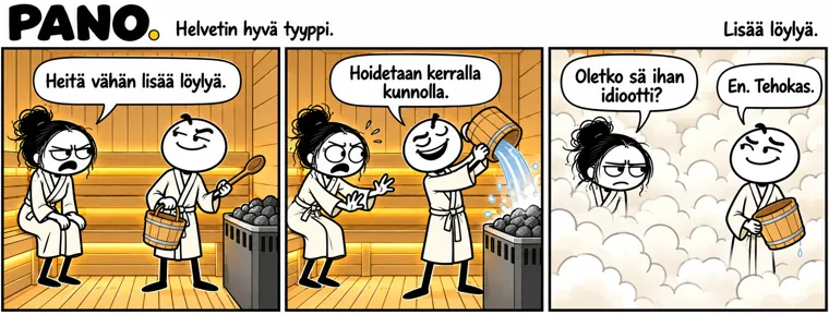 Lisää löylyä – PANO-sarjakuva