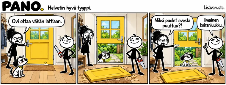 Lisävaruste – PANO-sarjakuva
