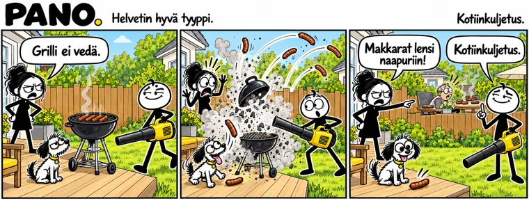 Kotiinkuljetus – PANO-sarjakuva