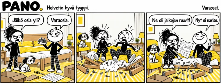 Varaosat – PANO-sarjakuva