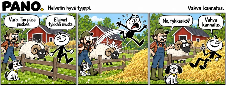 Vahva kannatus – PANO-sarjakuva