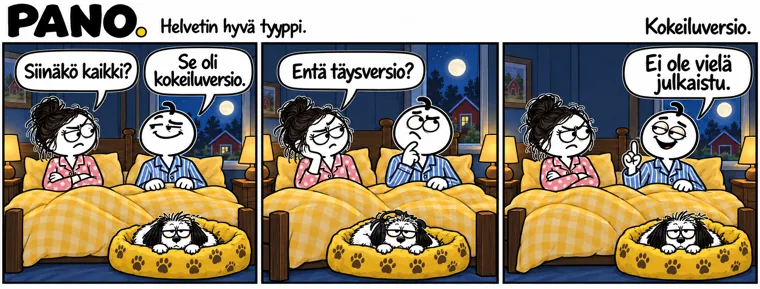 Kokeiluversio – PANO-sarjakuva