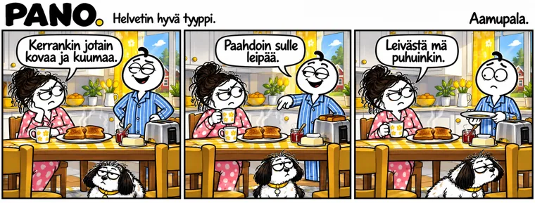 Aamupala – PANO-sarjakuva