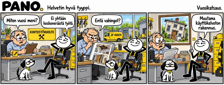 Vuosikatsaus – PANO-sarjakuva