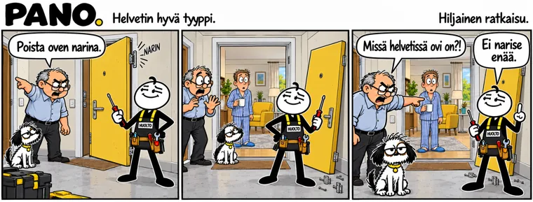 Hiljainen ratkaisu – PANO-sarjakuva