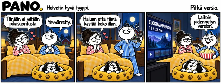 Pitkä versio – PANO-sarjakuva