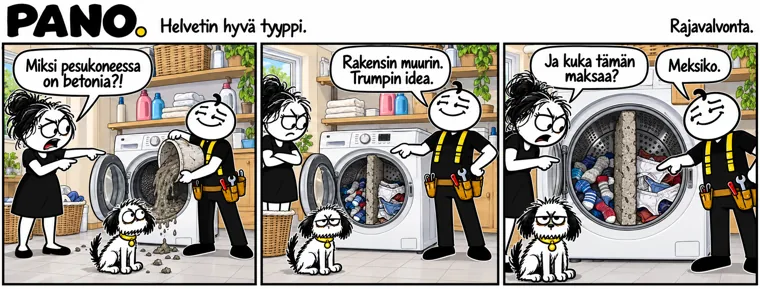 Rajavalvonta – PANO-sarjakuva