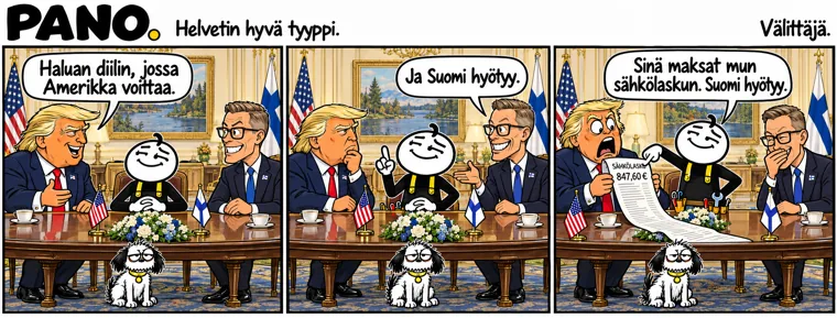 Välittäjä – PANO-sarjakuva
