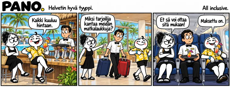 All inclusive – PANO-sarjakuva