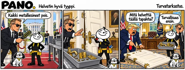 Turvatarkastus – PANO-sarjakuva