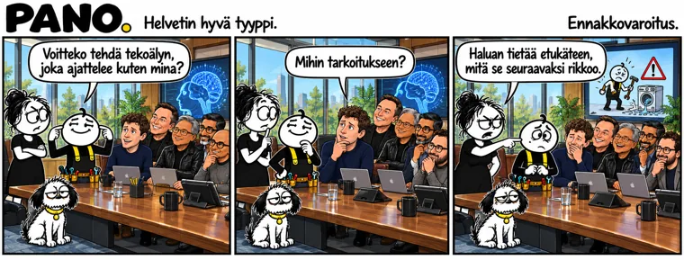 Ennakkovaroitus – PANO-sarjakuva
