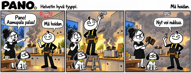 Mä hoidan – PANO-sarjakuva