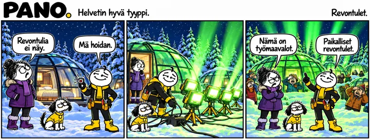 Revontulet – PANO-sarjakuva