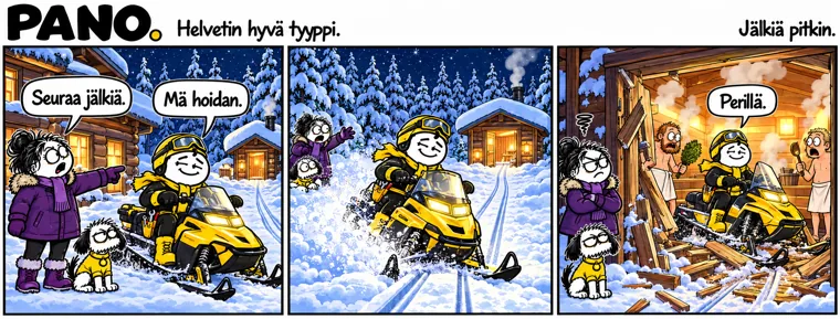 Jälkiä pitkin – PANO-sarjakuva